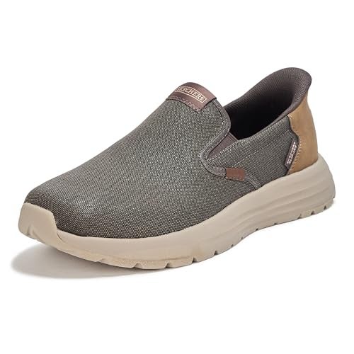 Skechers USA Men's Men's Kornell-Jude Sneaker, Chocolate, 13 - Image 5