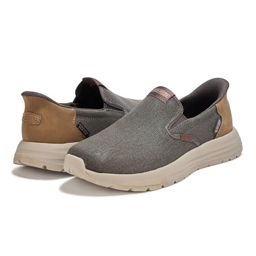 Skechers USA Men's Men's Kornell-Jude Sneaker, Chocolate, 13 - Image 3