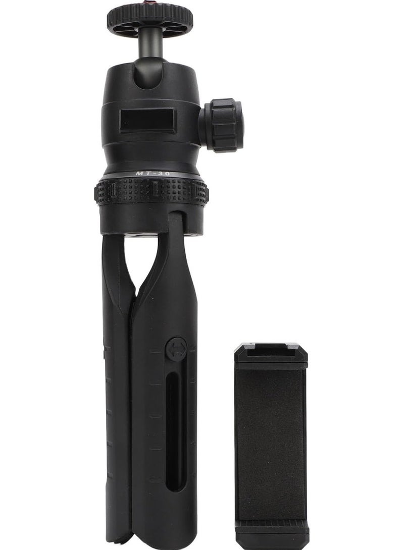 LIXES Mini Phone Tripod and Mini Camera Tripod Aluminum Alloy with Multi Mode Switching 360° Ball Head Cold Shoe 1/4 Port for Live Streaming & Photography  - Image 3