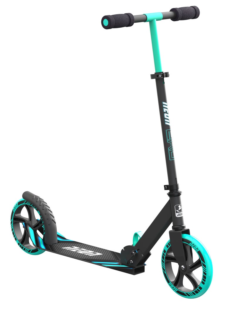 Neon neon EXO is the perfect 2 wheels scooter for first-time riders,with the light-up wheels and floding (Green), NS28G4 - Image 1