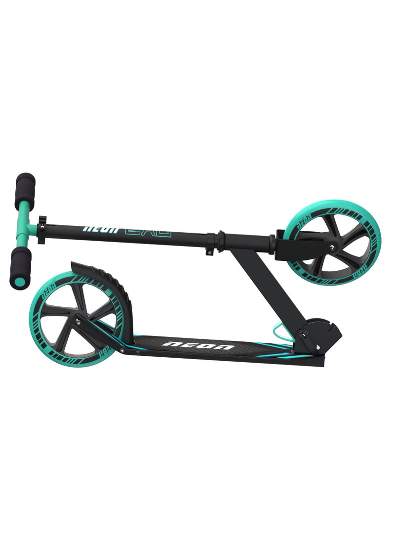 Neon neon EXO is the perfect 2 wheels scooter for first-time riders,with the light-up wheels and floding (Green), NS28G4 - Image 4
