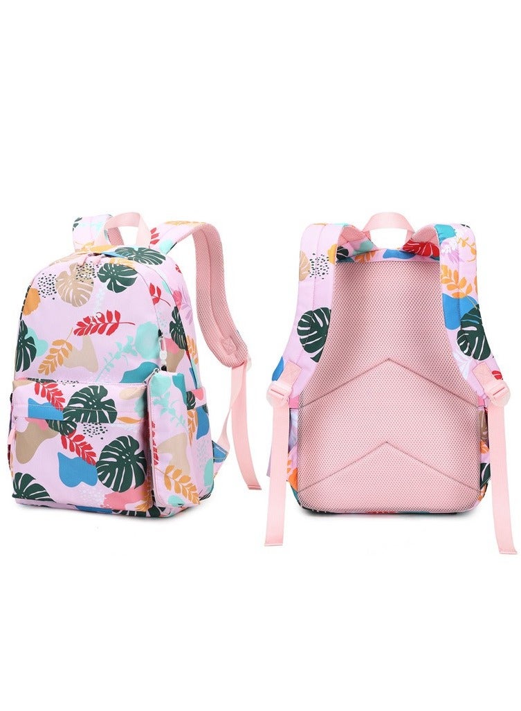 SKT Shiketro Two-piece Student Backpack Qutdoor Printed Waterproof Backpack - Image 2