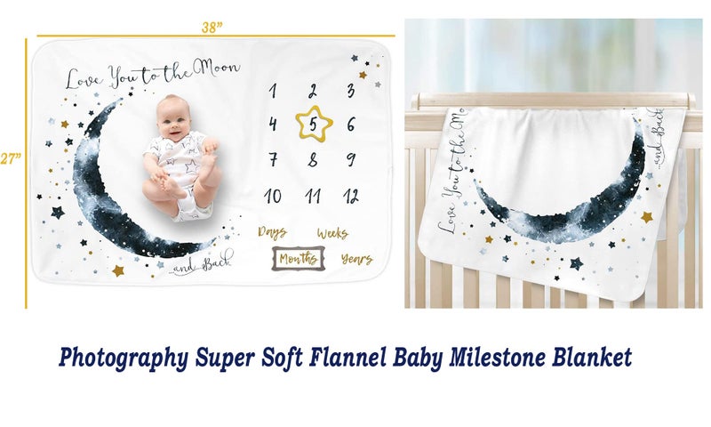 Zelica Ultimate New MOM Gifts, Care Package/Gift Basket, New Baby Gift, Expecting Pregnant Women, Mother to be Baby Shower, Pregnancy or After Birth, Surgery, Milestone Baby Blanket, Mother's Day Gift - Image 2