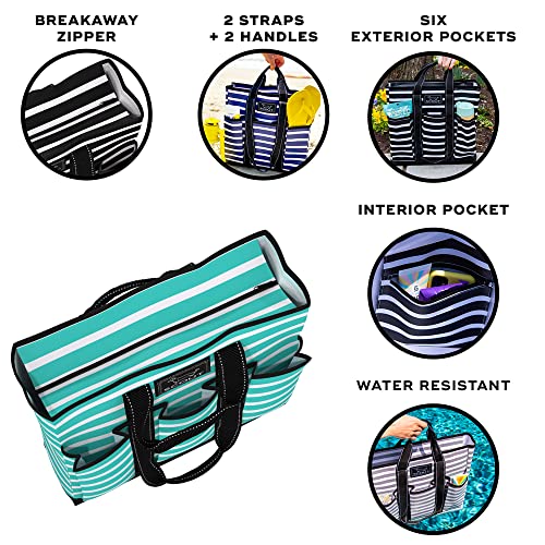 SCOUT حقيبة توت SCOUT روكيت بوكيت - حقيبة سفر متعددة الجيوب، للممرضات، المعلمات، الأمهات، 7 جيوب إجمالاً، مجموعتان من الأشرطة، قابلة للطي بشكل مسطح - Image 2