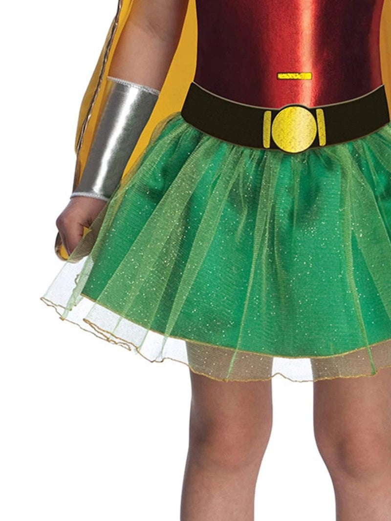 Rubies Child's Justice League Robin Tutu Dress, Medium for themed parties and Halloween - Image 3