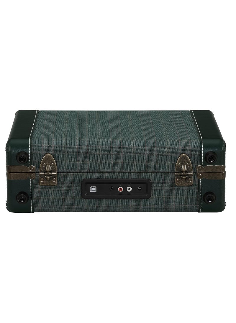 Crosley Crosley CR6019E-PNE4 Executive Vintage Bluetooth in/Out 3-Speed Portable USB Turntable, Pine  - Image 4