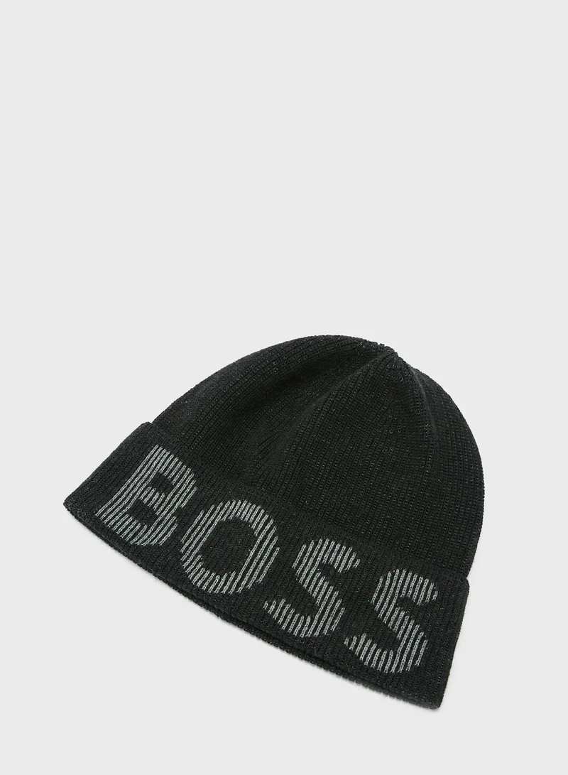 BOSS Logo Beanie