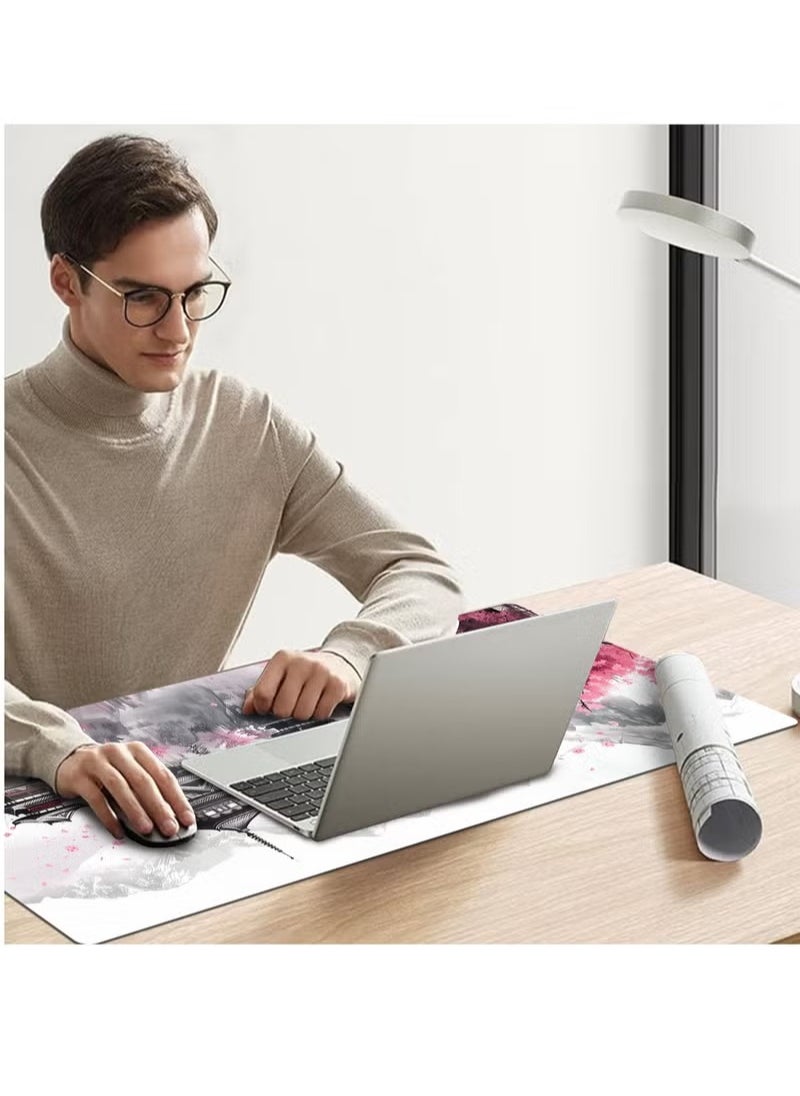 DTBG Large Mouse Pad Extended Gaming Non-Slip Rubber Base Office Desk Keyboard Mouse Pads (800 * 300 * 3mm) Multicolour  - Image 4