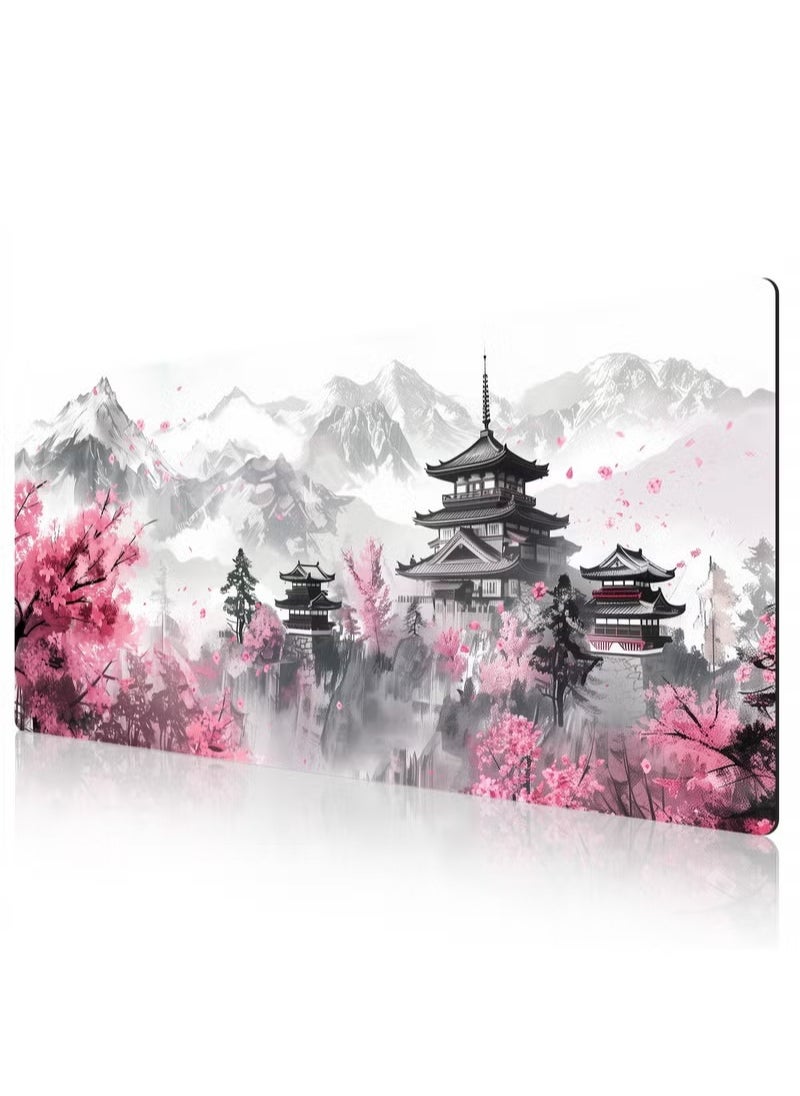 DTBG Large Mouse Pad Extended Gaming Non-Slip Rubber Base Office Desk Keyboard Mouse Pads (800 * 300 * 3mm) Multicolour  - Image 1