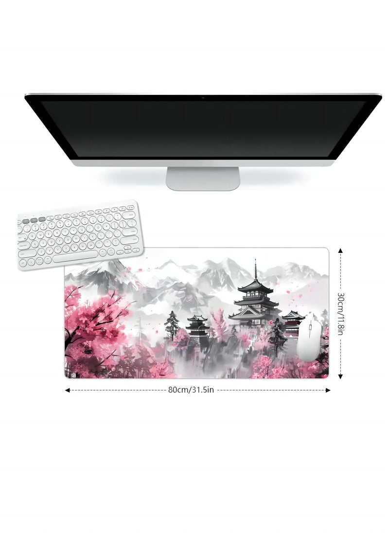 DTBG Large Mouse Pad Extended Gaming Non-Slip Rubber Base Office Desk Keyboard Mouse Pads (800 * 300 * 3mm) Multicolour  - Image 2