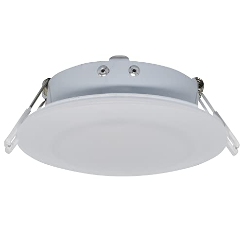 Facon 4.5inch 12V LED RV Puck Light - DLFST4-008/RVR4H-MH34, 3400K Warm White, Full Aluminum Recessed 12Volt Interior Ceiling Lights for RV, Camper, Trailer, Boat, cETL Certified - Image 1