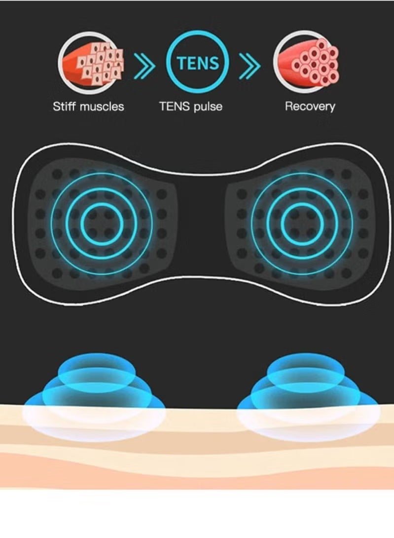 إيفا جهاز تدليك كهربائي محمول للجسم والساقين والكتف وخلف الرقبة لون أسود - Image 4