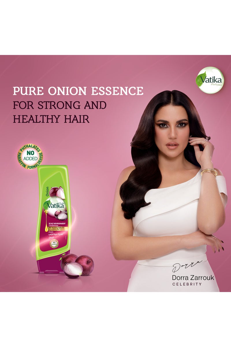 Vatika Naturals Onion Conditioner 360ml - Image 2