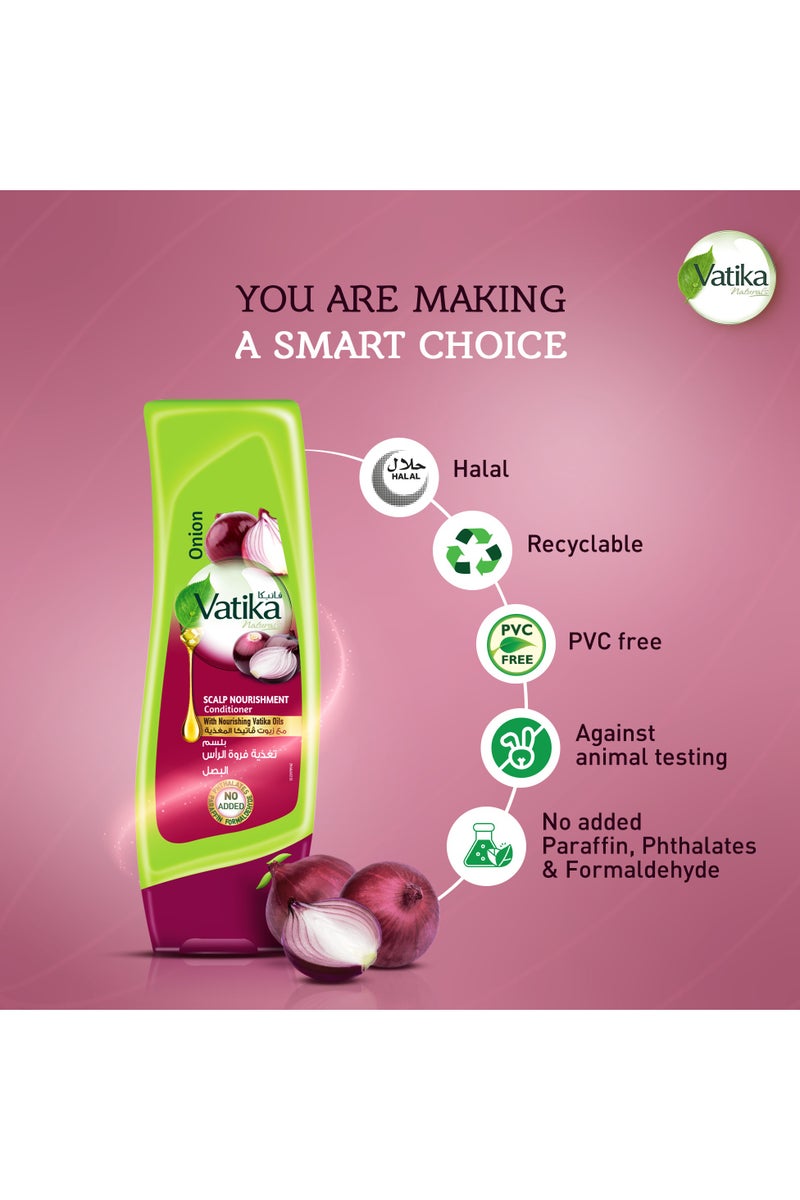 Vatika Naturals Onion Conditioner 360ml - Image 5