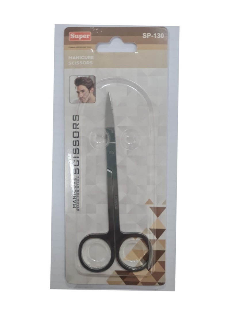 Super Premium Manicure Scissors Multi-purpose Stainless Steel Cuticle Pedicure Beauty Grooming Kit For Nail, Eyebrow, Eyelash, Dry Skin Curved Blade  - Image 2