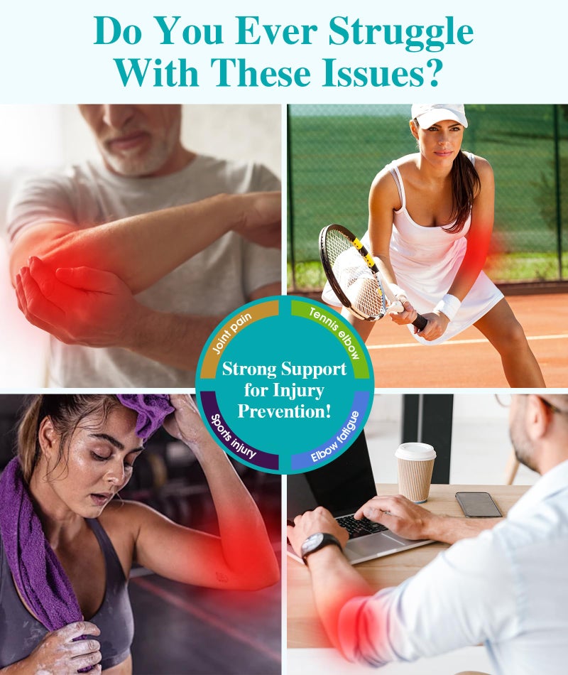 Oyakin Elbow Brace for Cubital Tunnel, Ulnar Nerve Entrapment brace, Adjustable Elbow Splint for Sleeping, Tennis Elbow, Tendonitis, Comfortable Stabilizer Support for Men and Women - Image 2