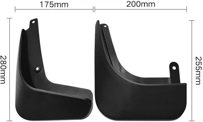 Geely Emgrand EC7 2018 2021 Front Rear Mud Flaps Guards Anti Splash Mudguard - Image 3