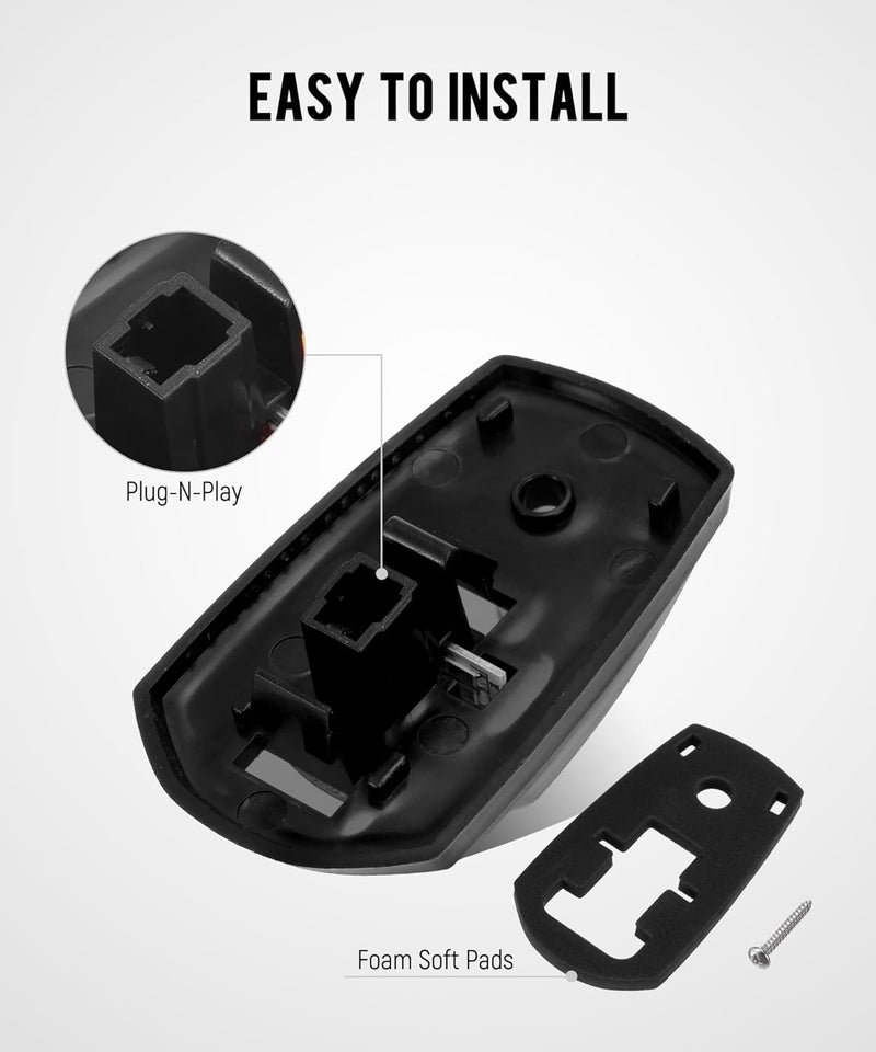 Partsam 5Pcs Smoke Lens Cab Marker Roof Running White LED Top Clearance Lights Assembly 9LED Compatible with Ford F250 F350 F450 F550 Cab Lights 2017 2018 2019 2020 2021 Super Duty 264343BK - Image 3