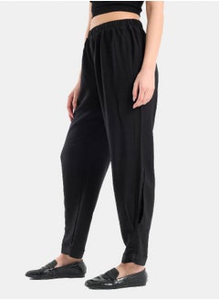 Clue Boyfriend Fit Solid Pants  - Image 2