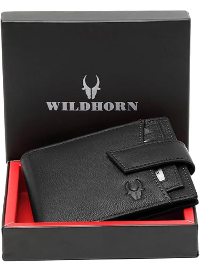 WildHorn RFID Protected Genuine Leather Wallet for Men's - Image 1