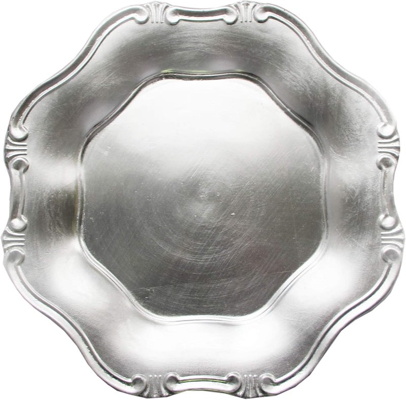 ChargeIt by Jay Chargeit by Jay Baroque Silver Charger 13 - Image 1