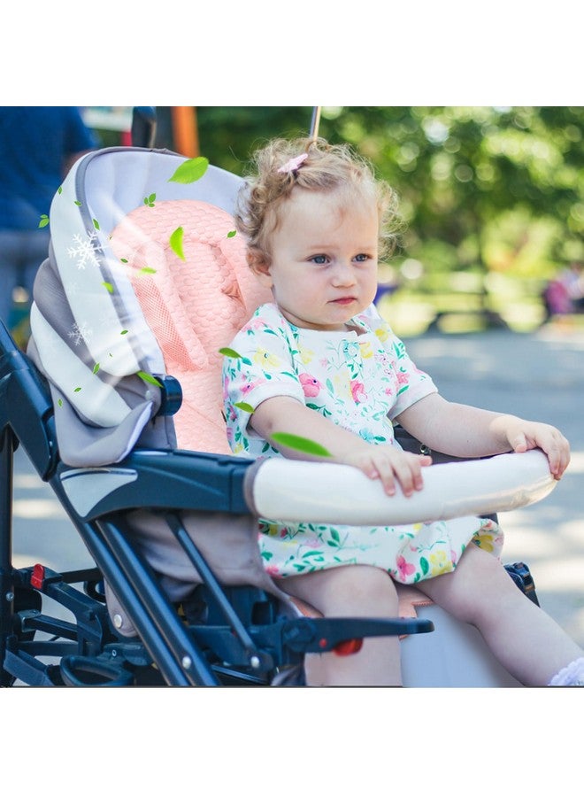 KAKIBLIN Infant Car Seat Insert, Baby Car Seat Cooler Pad, Breathable Mesh Infant Car Seat Cooling Pad Insert Liner for Summer, Stroller Cooling Pad or Girls Boys,Strollers, Car Seat,High Chair,Swing - Image 5