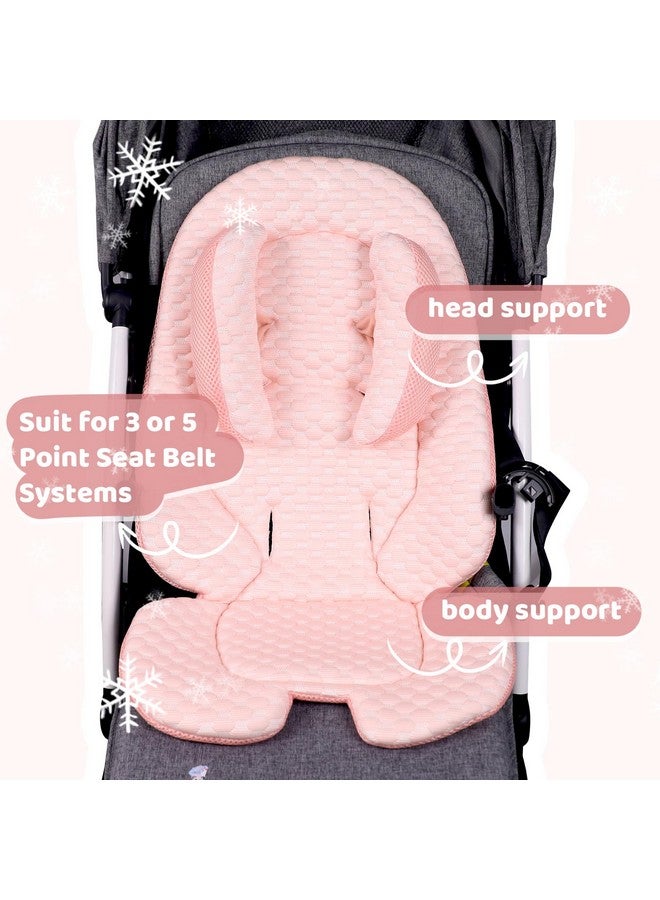 KAKIBLIN Infant Car Seat Insert, Baby Car Seat Cooler Pad, Breathable Mesh Infant Car Seat Cooling Pad Insert Liner for Summer, Stroller Cooling Pad or Girls Boys,Strollers, Car Seat,High Chair,Swing - Image 2