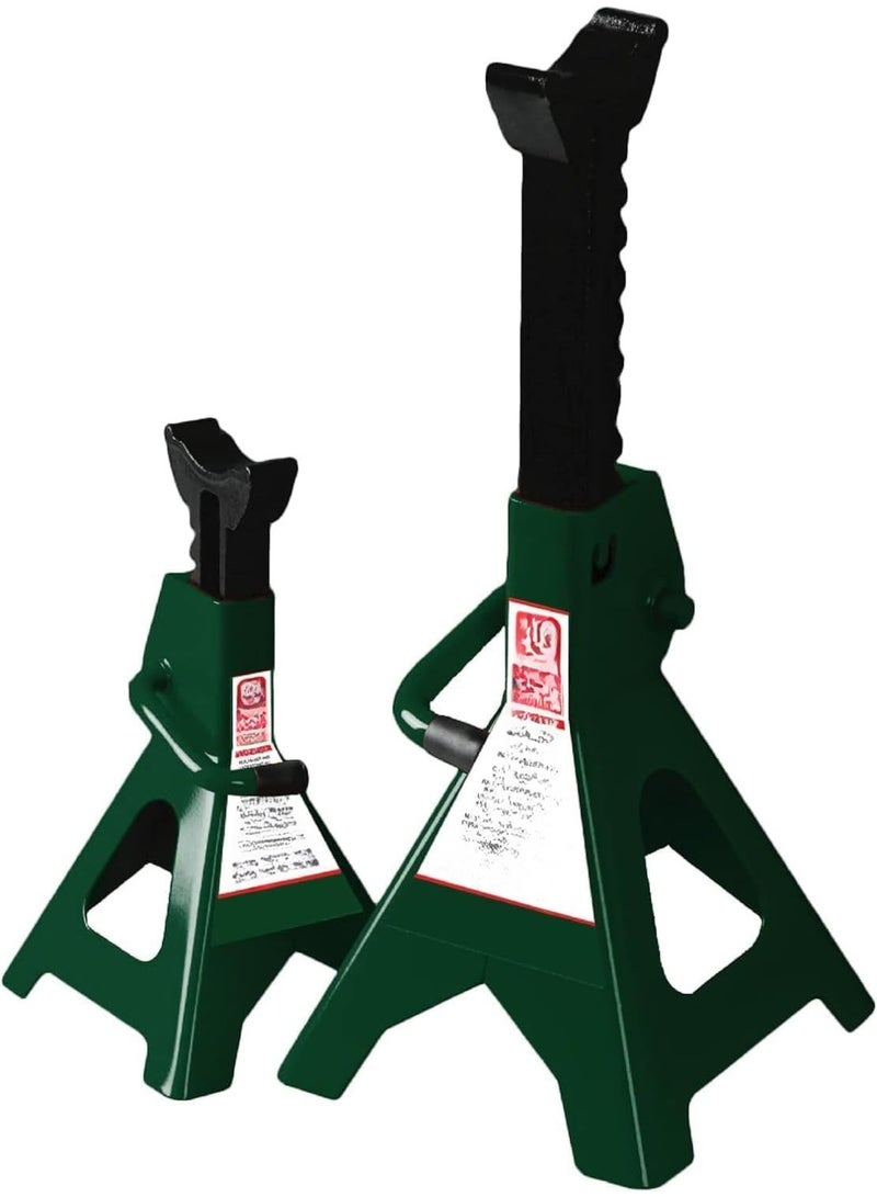 Heavy Duty Adjustable Car Jack Stand – 2 Pieces, 3 Ton Capacity