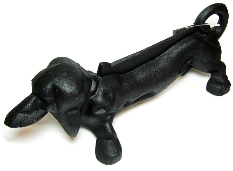 INsideOUT Iron Dachshund Boot  Shoe Scraper 
