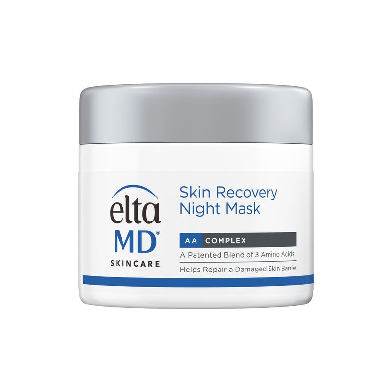 EltaMD Skin Recovery Overnight Face Mask Moisturizer Cream Night Mask for Face  Neck Safe for Sensitive Skin 17 oz Jar
