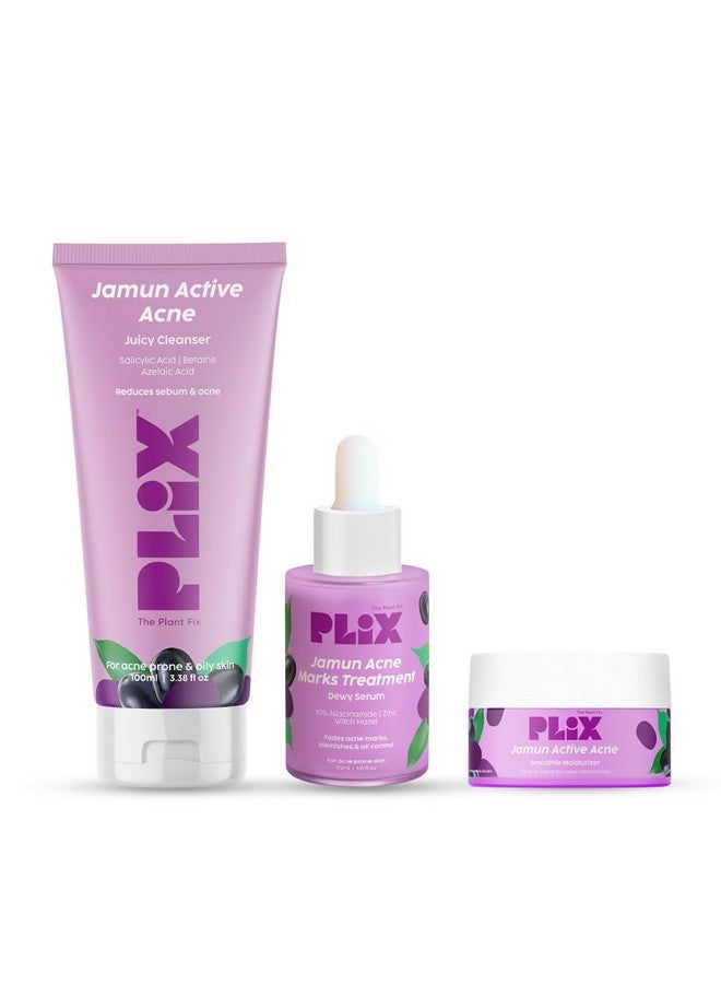 بليكس ذا بلانك فيكس منظف PLIX Jamun مع مصل حمض النياسيناميد بنسبة 10% مع مرطب سموثي، يزيل سموم البشرة، يقلل من علامات حب الشباب، يزيل العيوب، لجميع أنواع البشرة - Image 1