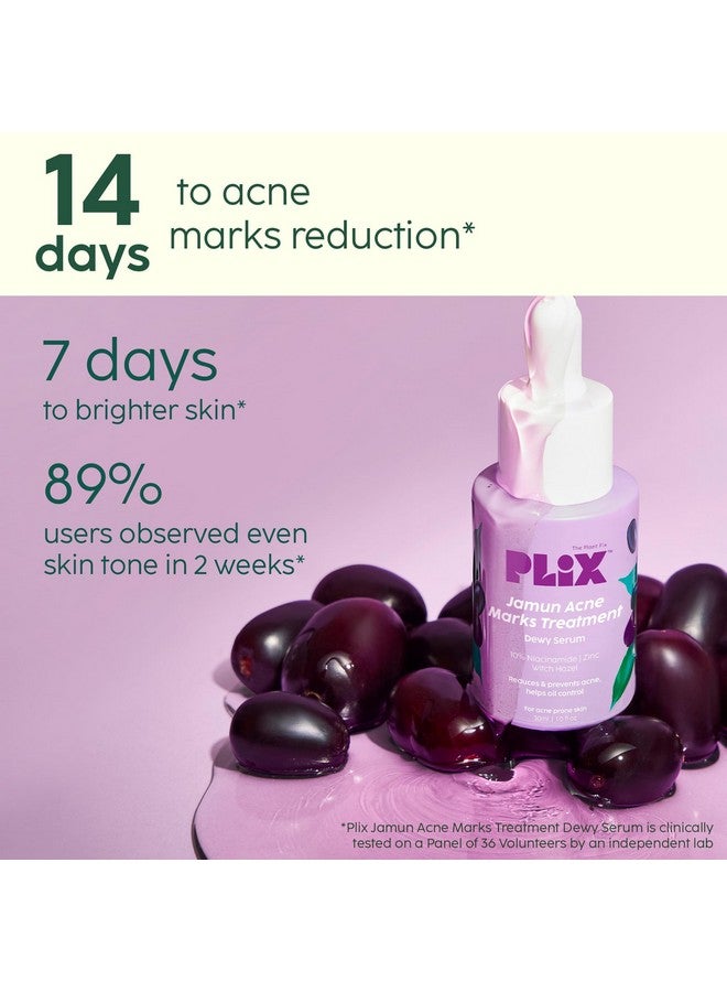 بليكس ذا بلانك فيكس منظف PLIX Jamun مع مصل حمض النياسيناميد بنسبة 10% مع مرطب سموثي، يزيل سموم البشرة، يقلل من علامات حب الشباب، يزيل العيوب، لجميع أنواع البشرة - Image 3