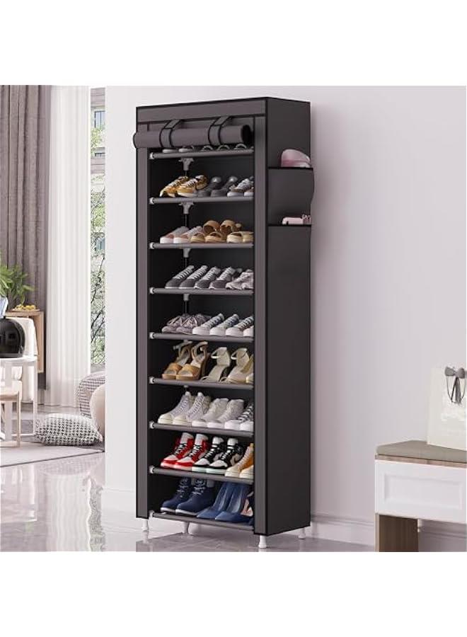 ميكسد Multi Story Space Saving Household Dust-proof Storage Shoe Cabinet, Indoor At The Entrance Of The Dormitory - Image 2