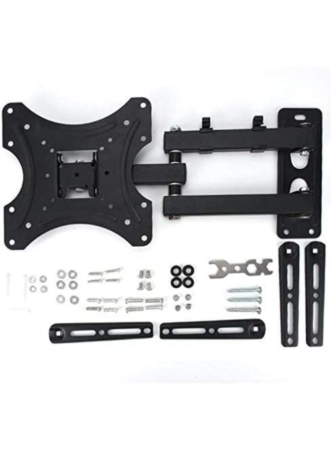 Sturdy wall mount for 17-32 inch monitors – Solid metal design – Black color – Wall mounted - Image 1