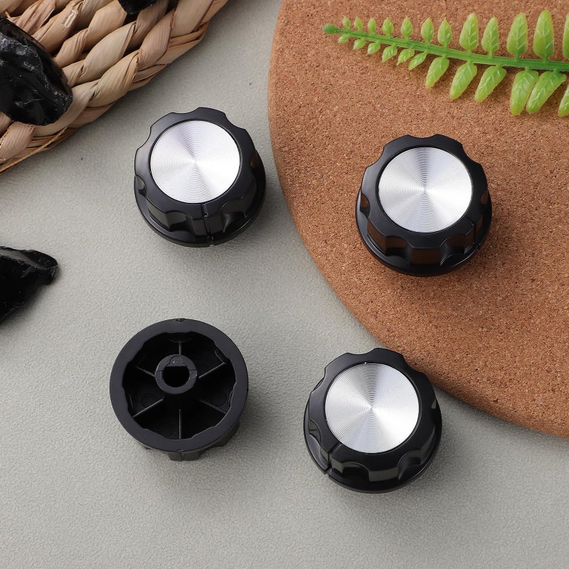 Universal Gas Stove Knobs Replacement 4Pcs Black Compatible with Oven Air Fryer Range Cooker - Image 5