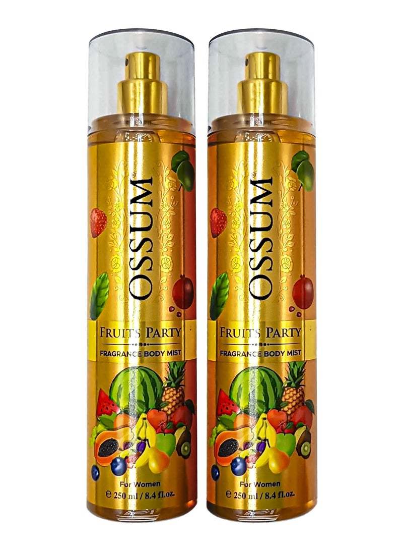 أوسوم بخاخ معطر للجسم 250 مل – فروتس بارتي - 2 حبة