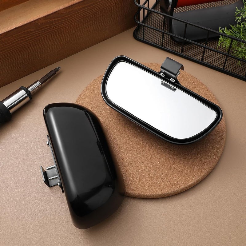 2pcs Clip-on Blind Spot Side Mirrors with Adjustable Angle, Abs Frame and Glass, Auxiliary Rearview Mirror Extension for Cars, Suvs, and Trucks Exterior Accessories - Image 5