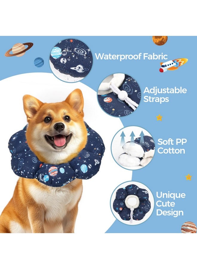 كومساف طوق ComSaf Soft Dog Recovery Collar، طوق مخروطي قابل للتعديل واقٍ للحيوانات الأليفة بعد الجراحة، طوق إليزابيثي مريح وخفيف الوزن للكلاب الصغيرة والقطط يمنع لعق الجروح ولا يحجب الرؤية - Image 3