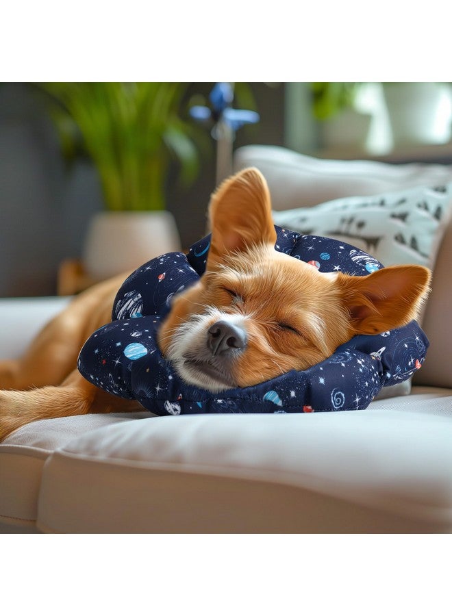 كومساف طوق ComSaf Soft Dog Recovery Collar، طوق مخروطي قابل للتعديل واقٍ للحيوانات الأليفة بعد الجراحة، طوق إليزابيثي مريح وخفيف الوزن للكلاب الصغيرة والقطط يمنع لعق الجروح ولا يحجب الرؤية - Image 5