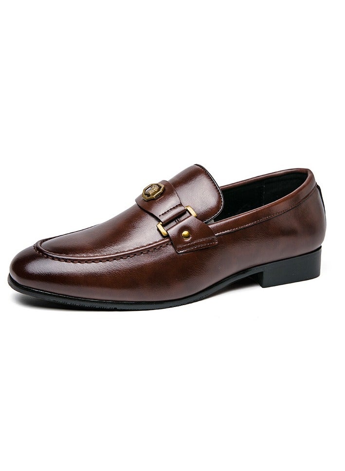 Shougu Versatile Retro Casual Leather Shoes  - Image 1