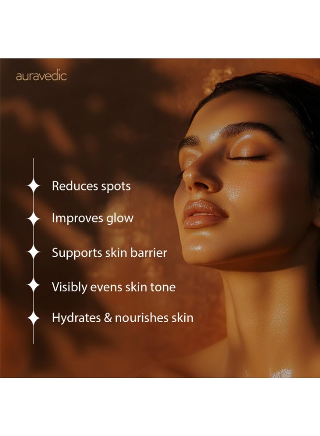 Auravedic Kumkumadi thailam 100ml,Kumkumadi brightening Gel 100g and Kumkumadi face cream 100g - Image 3