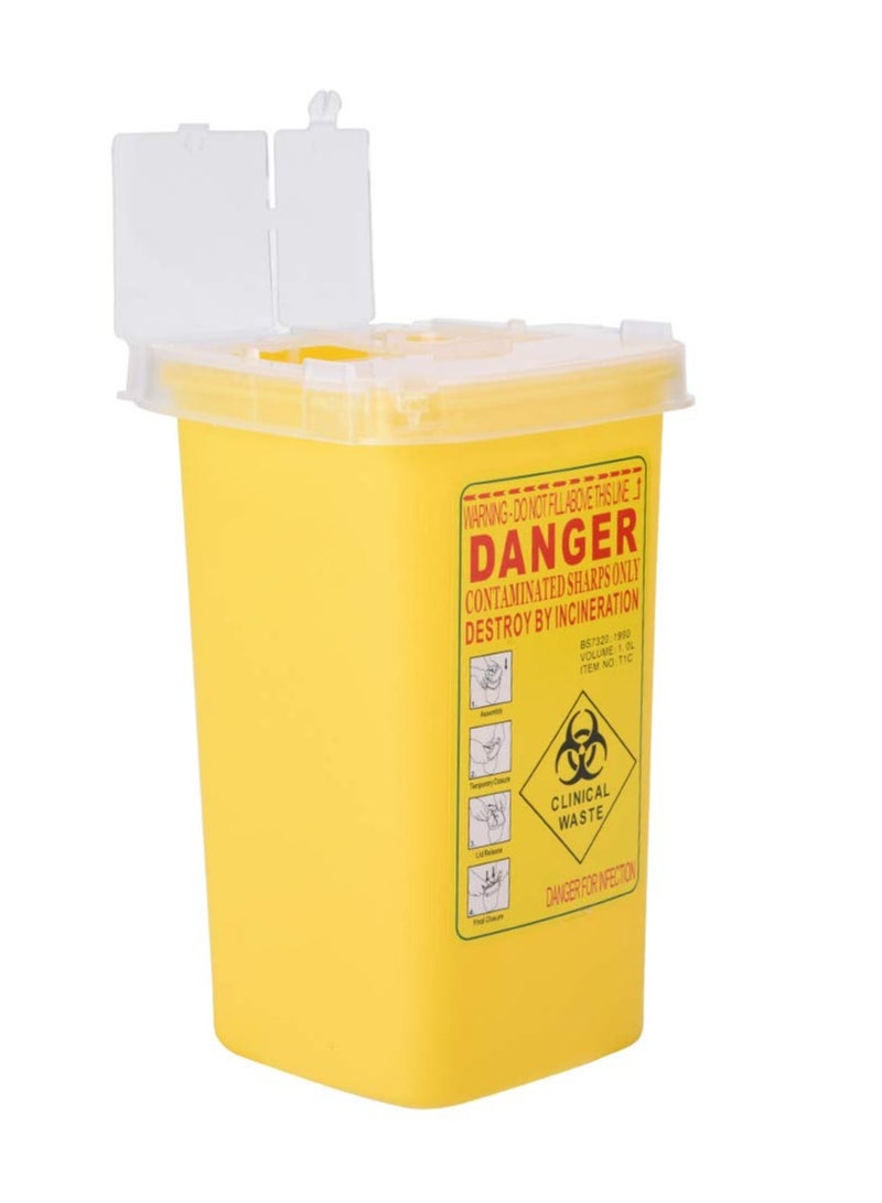 Sharp Container, 1 Liter Capacity, Yellow (BM-022) - Image 3