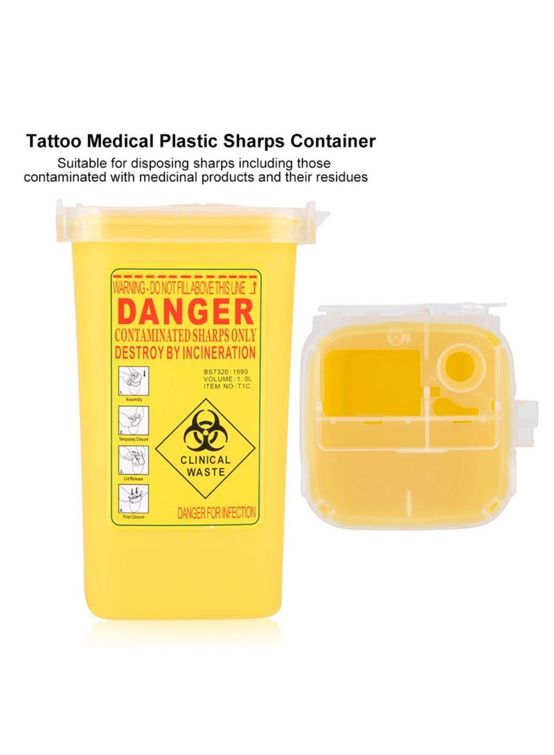 Sharp Container, 1 Liter Capacity, Yellow (BM-022) - Image 2