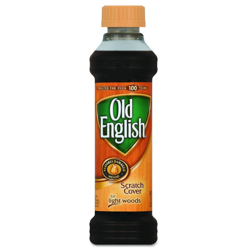 غطاء خدش إنجليزي قديم للأخشاب الفاتحة 8 Fl Oz Bottle Wood Polish (حزمة 6)