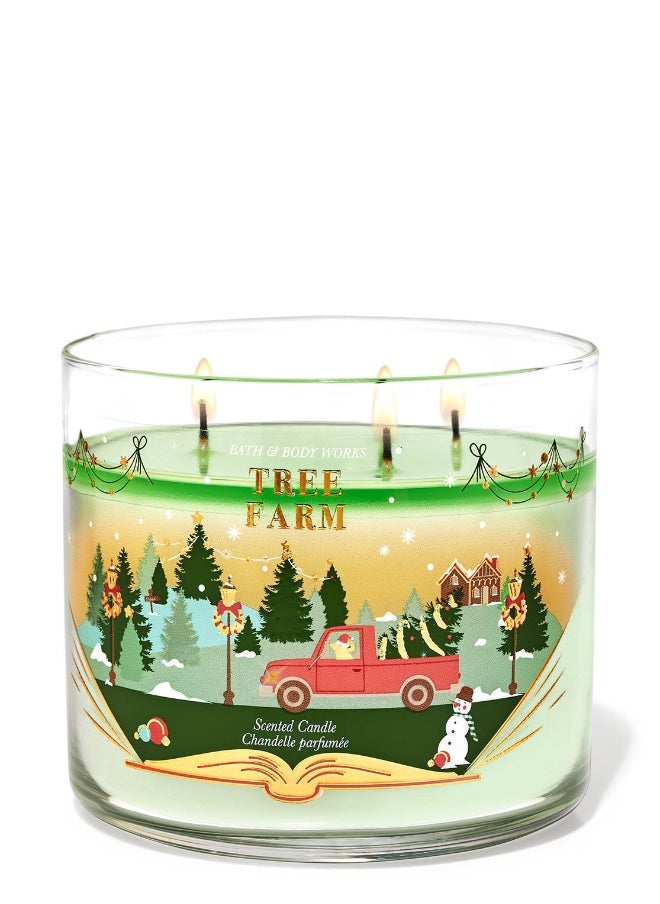 Bath & Body Works Tree Farm 3-Wick Candle  - Image 2
