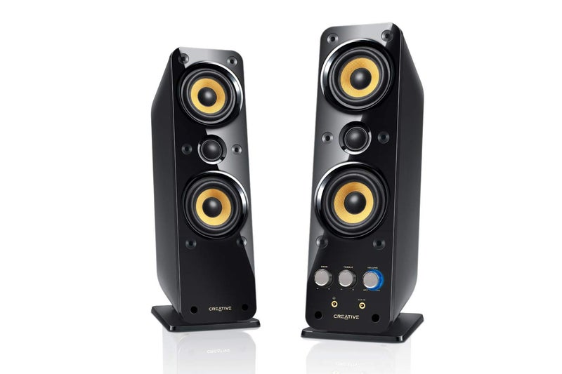 Creative نظام مكبرات الصوت المتعددة الوسائط Creative GigaWorks T40 Series II 2.0 مع تقنية BasXPort، أسود - Image 1