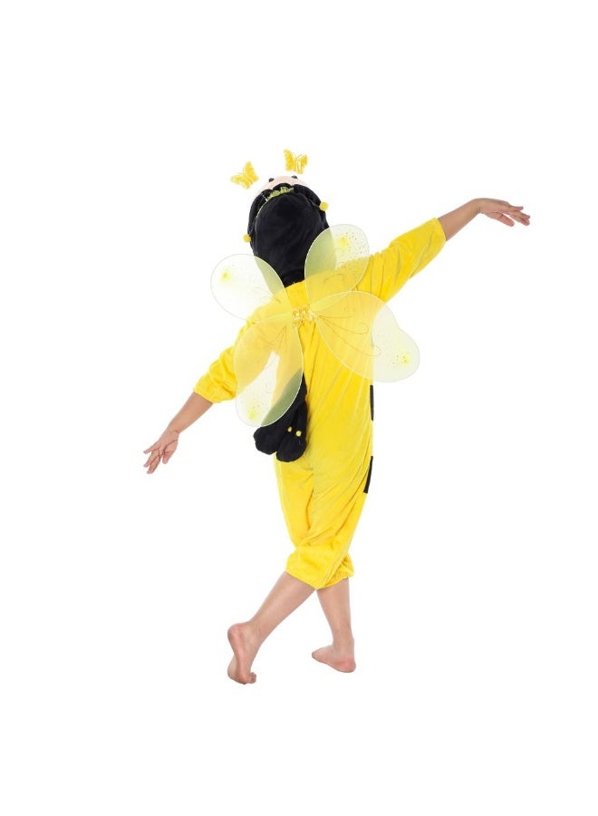 صندوق العاب زي نحلة العسل، أزياء حيوانات للأطفال، ملابس تنكرية للأولاد والبنات، مقاس كبير (٦-٧ سنوات) - Image 3