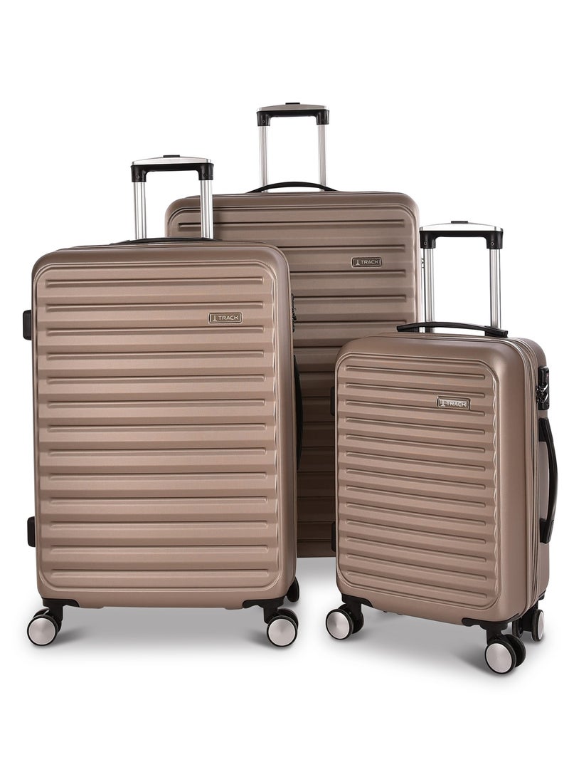 تراك طقم حقائب سفر بعجلات  قطع  صلب خفيف الوزن - Image 1
