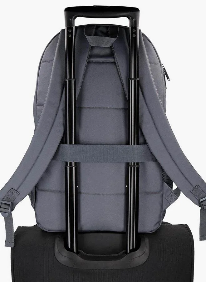 Reebok  Logo Print School Backpack With Adjustable Straps And Zip Closure - 38X19X43 Cm  | Best Price UAE