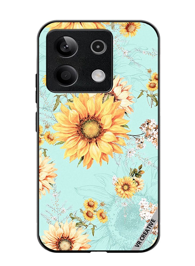 VR CREATIVE Protective Case Cover For Xiaomi Poco X6 Flower Design Multicolour - Image 1